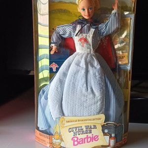 Mattel 1995 Civil War Nurse Barbie Collector Edition American Stories NIB